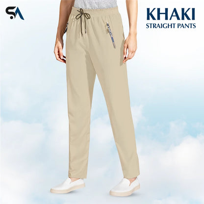 Bluecomfys - Women's Ultra Soft Stretch Perfect Drape Casual Pants